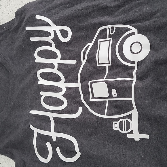 Instant Message Happy Camper tank size L - Picture 2 of 5